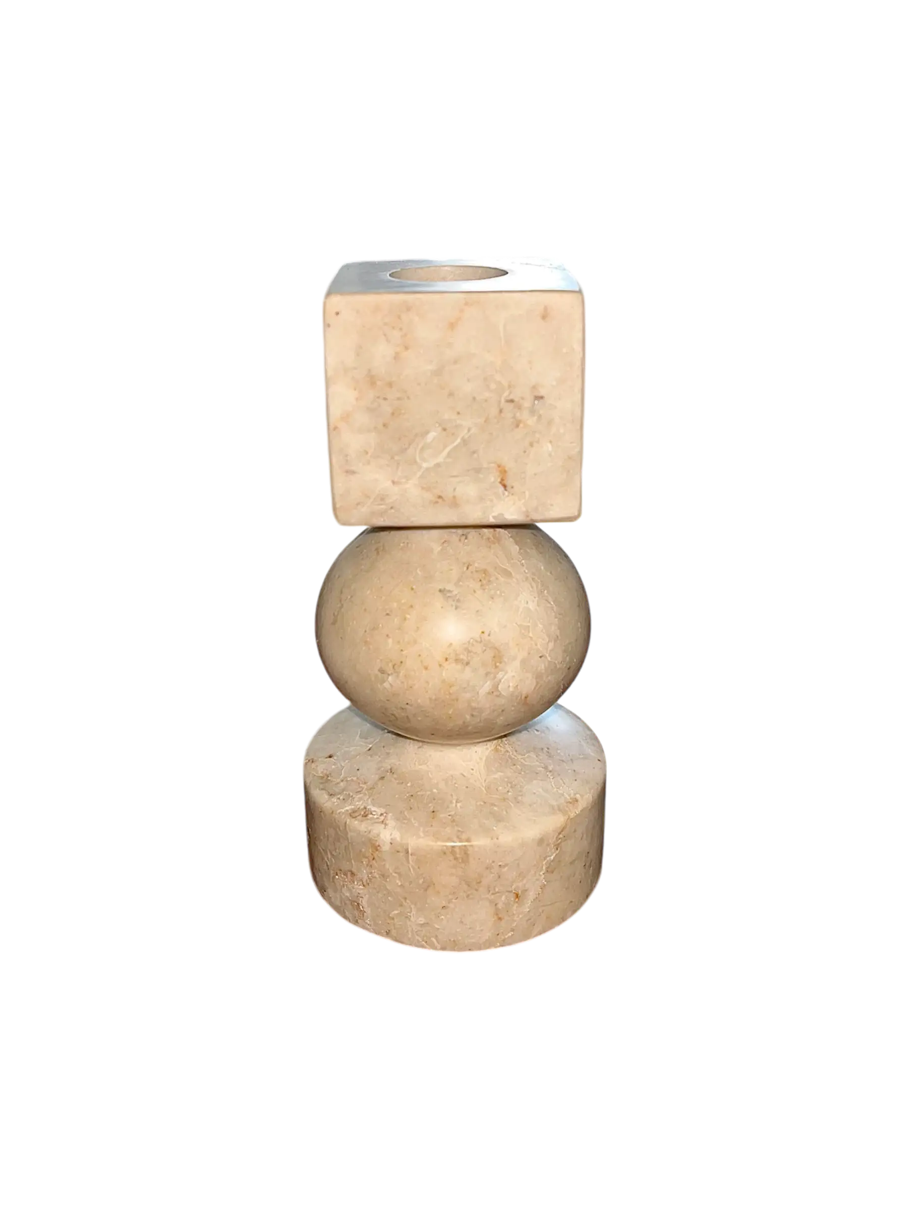 Minerva Cream Candle Holder